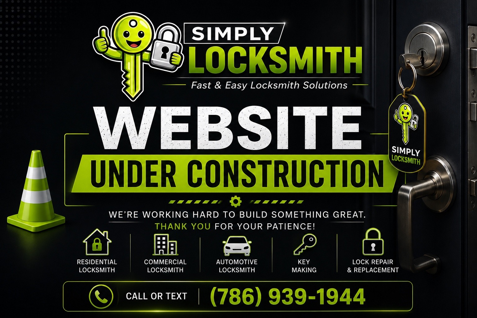 Simply Locksmith Website Under Construction